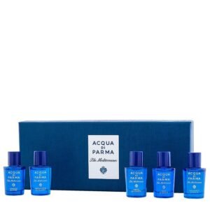 Acqua di Parma Blu Mediterraneo Miniature Set 5ml Arancia di Capri EDT + 5ml Fico di Amalfi EDT + 5ml Bergamotto di Calabria EDT + 5ml Mandorlo Di Sicilia EDT + 5ml Mirto di Panarea EDT