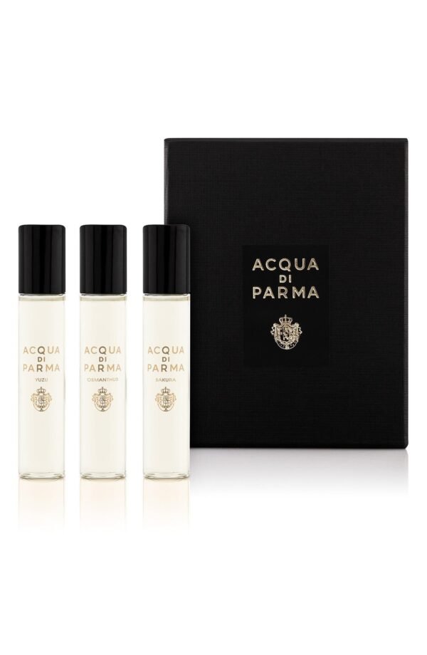 Acqua di Parma Signatures of the Sun Gift Set 12ml Yuzu EDP + 12ml Osmanthus EDP + 12ml Sakura EDP