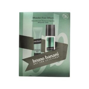Bruno Banani Made for Men Gift Set 75ml Deodorant Natural Spray + 50ml Shower Gel
