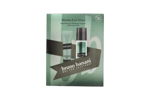 Bruno Banani Made for Men Gift Set 75ml Deodorant Natural Spray + 50ml Shower Gel