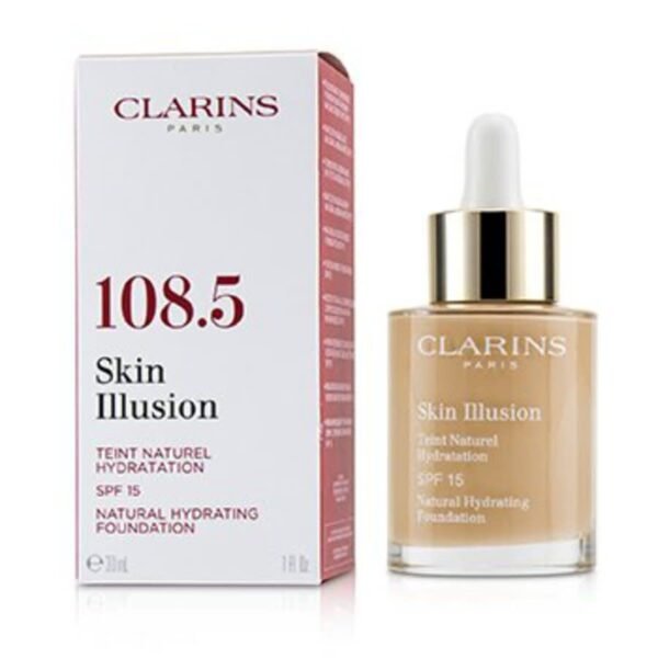 Clarins Skin Illusion Natural Hydrating Foundation SPF15 30ml - 108.5 Cashew