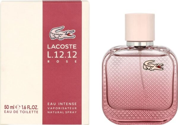 Lacoste L.12.12 Rose Eau Intense Eau de Toilette 50ml Spray