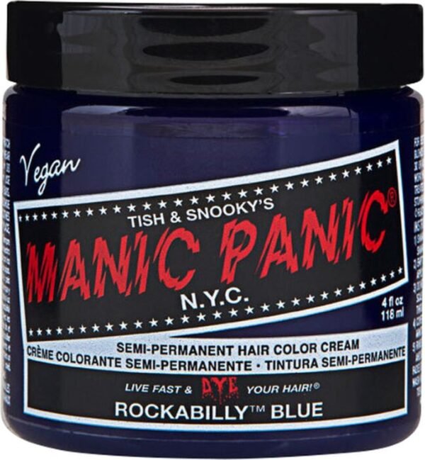 Manic Panic High Voltage Classic Semi-Permanent Hair Colour 118ml - Rockabilly Blue