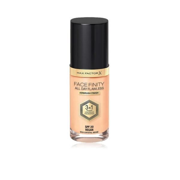 Max Factor Facefinity All Day Flawless 3 in 1 Foundation 30ml - 33 Crystal Beige
