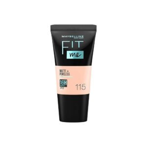 Maybelline Fit Me Matte & Poreless Foundation SPF22 18ml - 115 Ivory