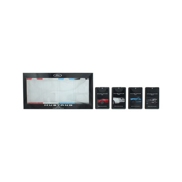Mustang Ford Gift Set 20ml Red EDT + 20ml White EDT + 20ml Blue EDT + 20ml Black EDT