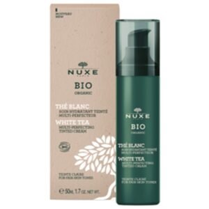 Nuxe Bio Organic White Tea Multi-Perfecting Tinted Face Cream 50ml - Fair Skin Tones
