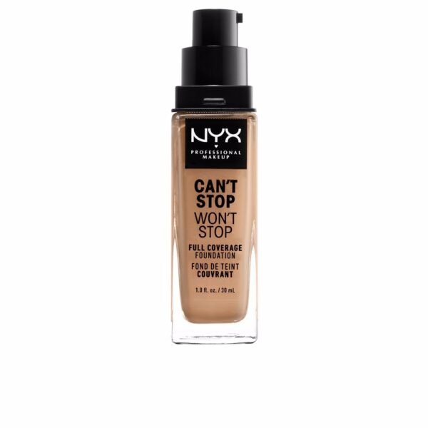 NYX Can't Stop Won't Stop Full Coverage 24H Foundation 30ml - Porcelain