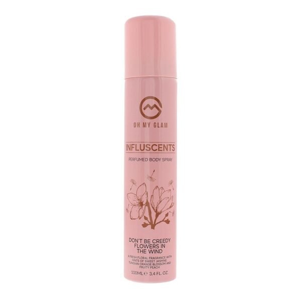Oh My Glam Influscents Body Spray 100ml - Don't Be Creedy: Flowers In The Wind