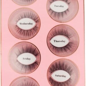 OH MY LASH Faux Mink Strip Lashes Set - Monday-Sunday
