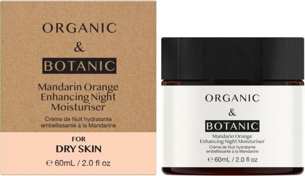 Organic & Botanic Mandarin Orange Enhancing Night Moisturiser 60ml