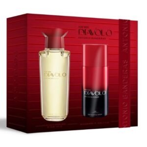 Antonio Banderas Diavolo For Men Gift Set 100ml EDT + 150ml Deodorant Spray