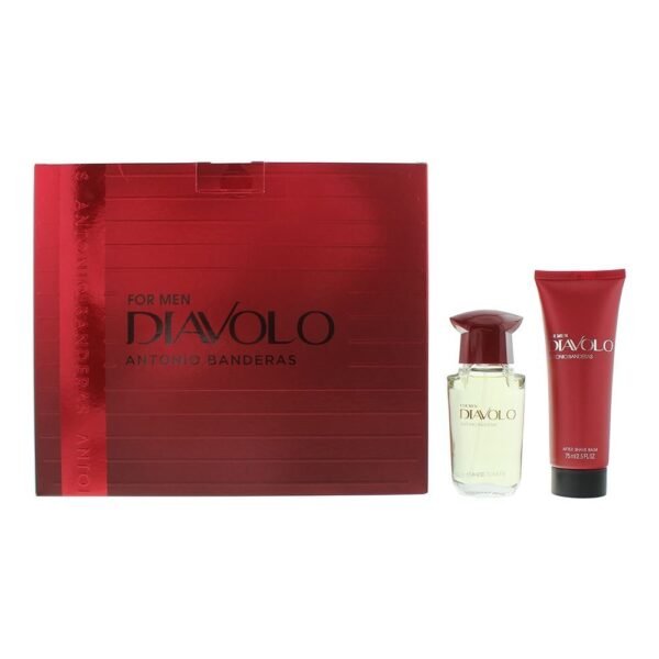 Antonio Banderas Diavolo For Men Gift Set 50ml EDT + 75ml Aftershave Balm