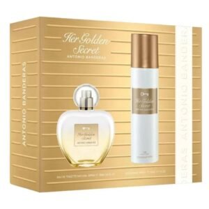 Antonio Banderas Her Golden Secret Gift Set 80ml EDT + 150ml Deodorant Spray