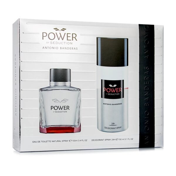 Antonio Banderas Power of Seduction Gift Set 100ml EDT + 150ml Deodorant Spray