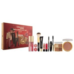 Bellapierre Cosmetics Ultimate Gift Set 12 Pieces (Eye Palette 4.8g - Lipstick 3.5g - Mascara 9ml - Primer 30ml - Eye Liner 1.8g (Female))