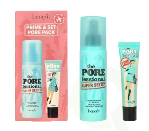 Benefit The Porefessional Primer Set 120ml Make Up Setting spray + 22ml Pore Primer