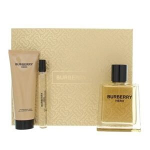 Burberry Hero Gift Set 100ml EDT + 75ml Body Wash + 10ml EDT