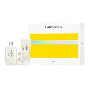 Calvin Klein CK One Gift Set 100ml EDT + 100ml Body Wash + 15ml EDT