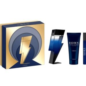Carolina Herrera Bad Boy Cobalt Gift Set 100ml EDP + 100ml Shower Gel + 10ml EDP