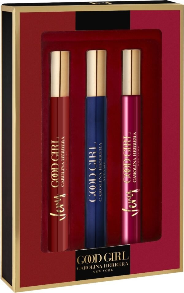 Carolina Herrera Miniature Gift Set - Very Good Girl EDP 10ml + Very Good Girl Glam EDP 10ml + Good Girl EDP 10ml