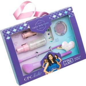 Cent Pur Cent CPC Kids K3 Marthe Make-Up Gift Set 6 Pieces (This gift set contains:  Lip Stick Eyeshadow Face Diamonds Setting Spray Hair Clip 2x Makeup Brush)