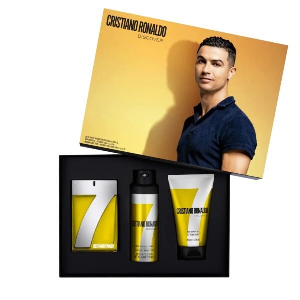 Cristiano Ronaldo CR7 Discover Gift Set 100ml EDT + 150ml Shower Gel + 150ml Body Spray