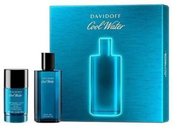 Davidoff Cool Water Gift Set 75ml EDT + 70g Deodorant Stick