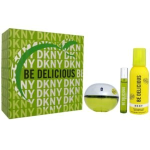 DKNY Be Delicious Gift Set 100ml EDP + 150ml Shower Mousse + 15ml EDP