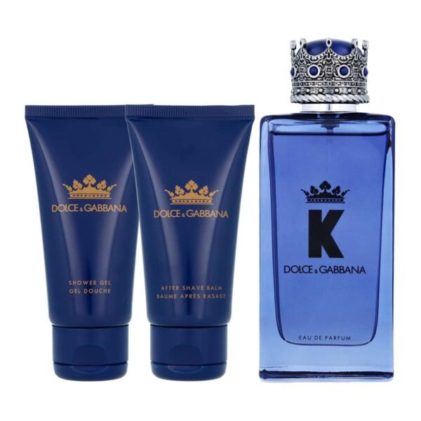 Dolce & Gabbana K Gift Set 100ml EDP + 50ml After Shave Balm + 50ml Shower Gel