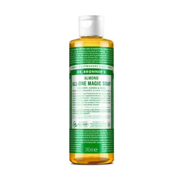 Dr. Bronner's 18-In-1 Almond Pure-Castile Liquid Soap 237ml