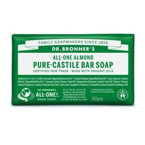 Dr. Bronner's Almond Pure-Castile Soap Bar 140g