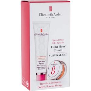 Elizabeth Arden Eight Hour Cream Gift Set 50ml Skin Protectant + 14ml Lip Protectant