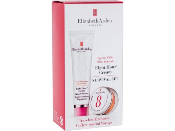 Elizabeth Arden Eight Hour Cream Gift Set 50ml Skin Protectant + 14ml Lip Protectant