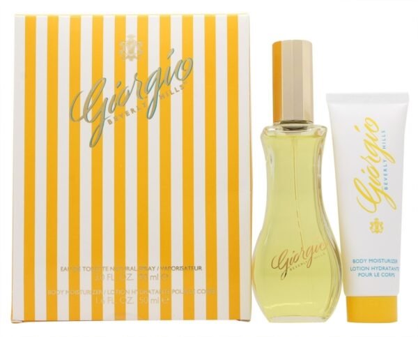 Giorgio Beverly Hills Giorgio Yellow Gift Set 90ml EDT + 50ml Body Lotion