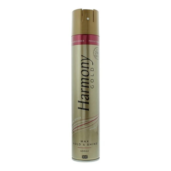 Harmony Gold Max Hold Shine Argan Oil Hairspray 400ml
