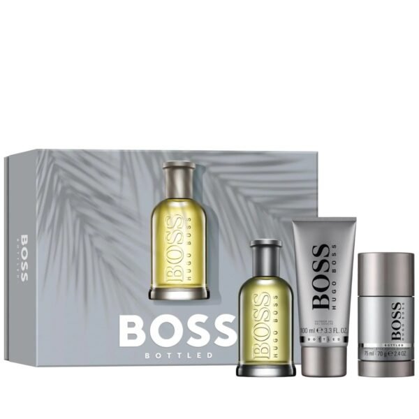 Hugo Boss Boss Bottled Gift Set 100ml EDT + 100ml Shower Gel + 75g Deodorant Stick