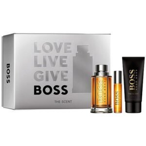 Hugo Boss Boss The Scent Gift Set 100ml EDT + 100ml Shower Gel + 10ml EDT Spray