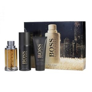Hugo Boss Boss The Scent Gift Set 100ml EDT + 100ml Shower Gel + 150ml Deodorant Spray