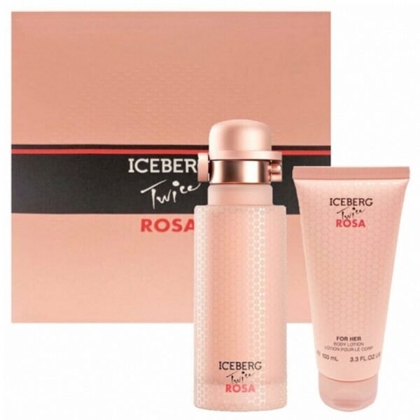 Iceberg Twice Rosa Gift Set 125ml EDT + 100ml Body Lotion