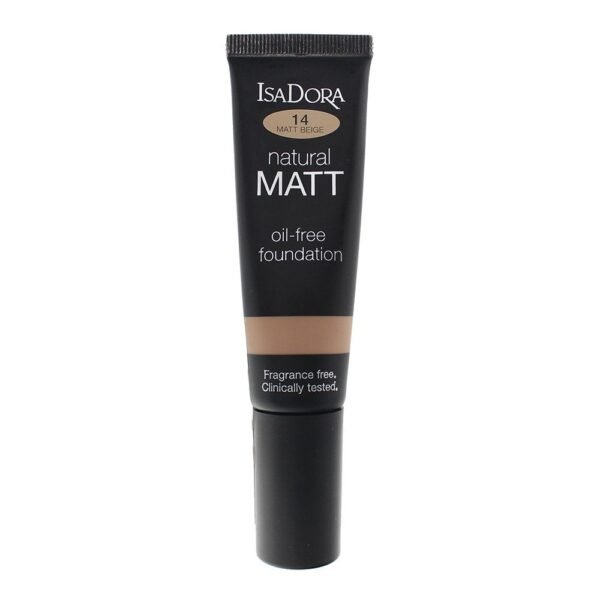IsaDora Natural Matt Oil-Free Foundation 35ml - 14 Beige
