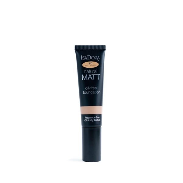 IsaDora Natural Matt Oil-Free Foundation 35ml - 20 Honey