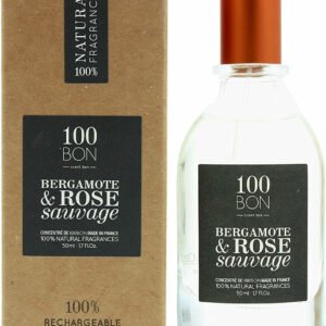 100BON Bergamote & Rose Sauvage Refillable Eau de Parfum Concentrate 10ml Spray