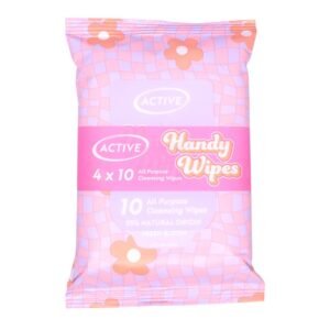 Active Multi Pack All Purpose Cleansing Handy Wipes - 4 x 10