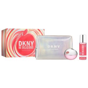 DKNY Be Delicious Fresh Blossom Gift Set 100ml EDP + 125ml Body Mist + Pouch