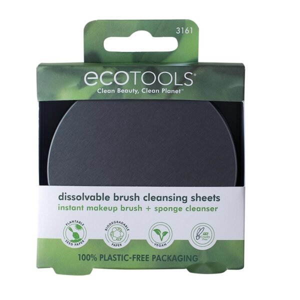 EcoTools Dissolvable Brush Cleaning Sheets 30 Sheets