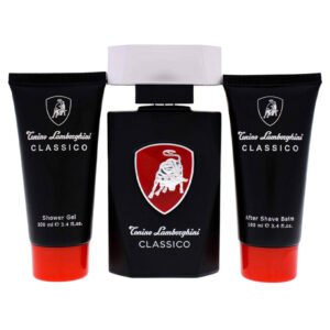 Lamborghini Classico Gift Set 125ml EDT + 100ml Aftershave Balm + 100ml Shower Gel