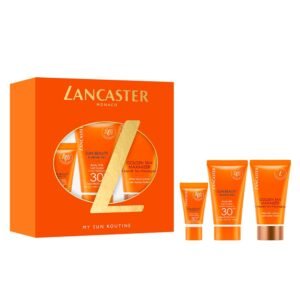 Lancaster My Sun Routine Gift Set - Sun Routine SPF 30 Face Cream 3ML + Sun Routine SPF 30+  Body Milk 50ML + Golden Tan Maximiser FSL 50ML