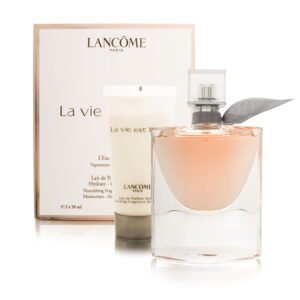 Lancome La Vie Est Belle L'Eau de Parfum Gift Set 50ml Spray + 50ml Body Lotion