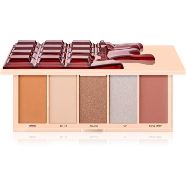 Makeup Revolution I Heart Revolution Waffle Chocolate Face Palette 18g